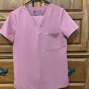 Figs Catarina Top in Mauve